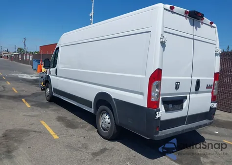 2019 Ram Promaster 3500 Cargo Van High Roof 159 Wb Ext из США, поврежденный, VIN 3C6URVJGXKE504007